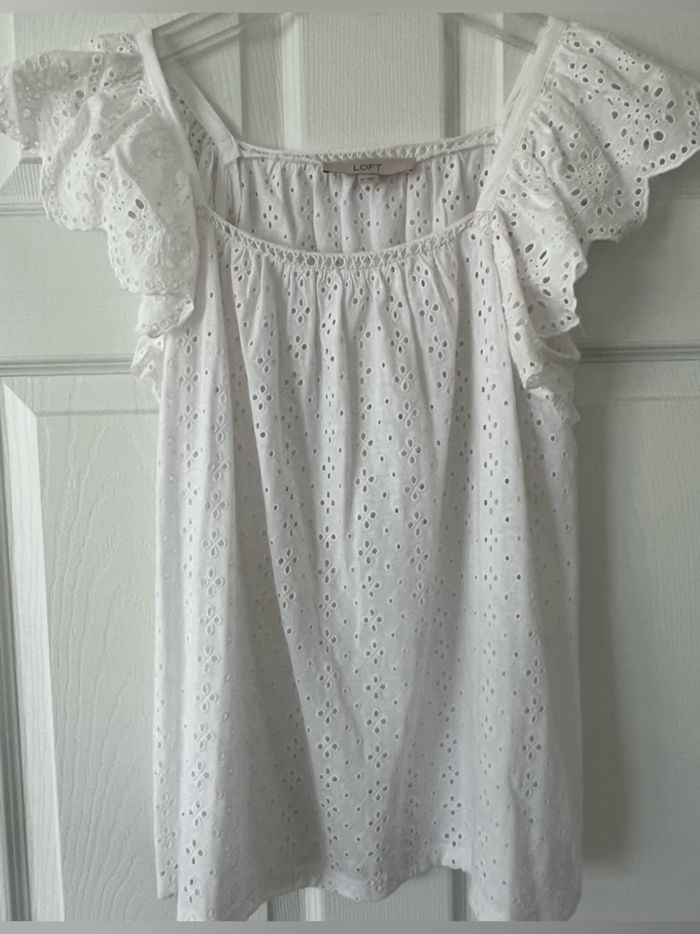 LOFT Eyelet Top
